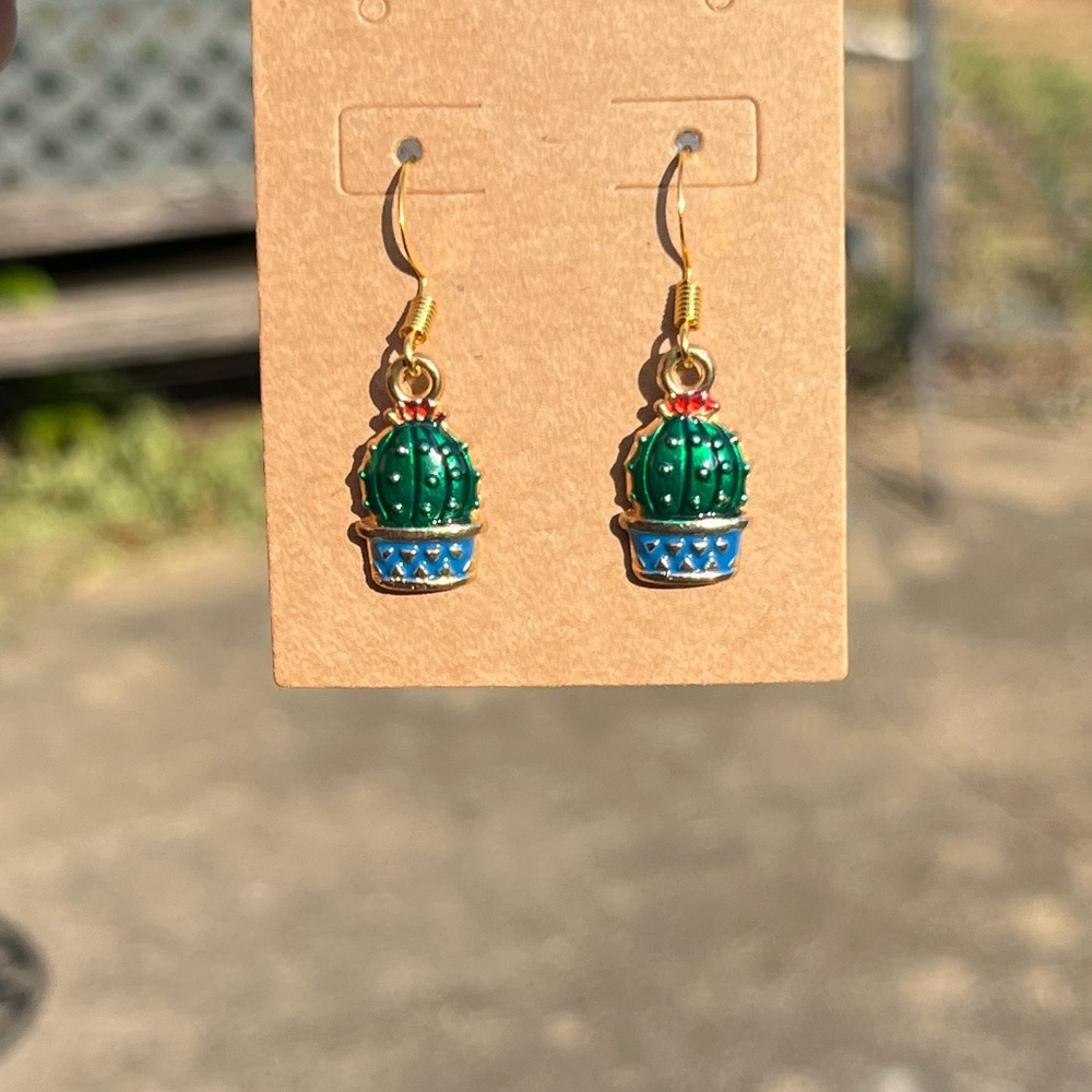 Cactus Earrings